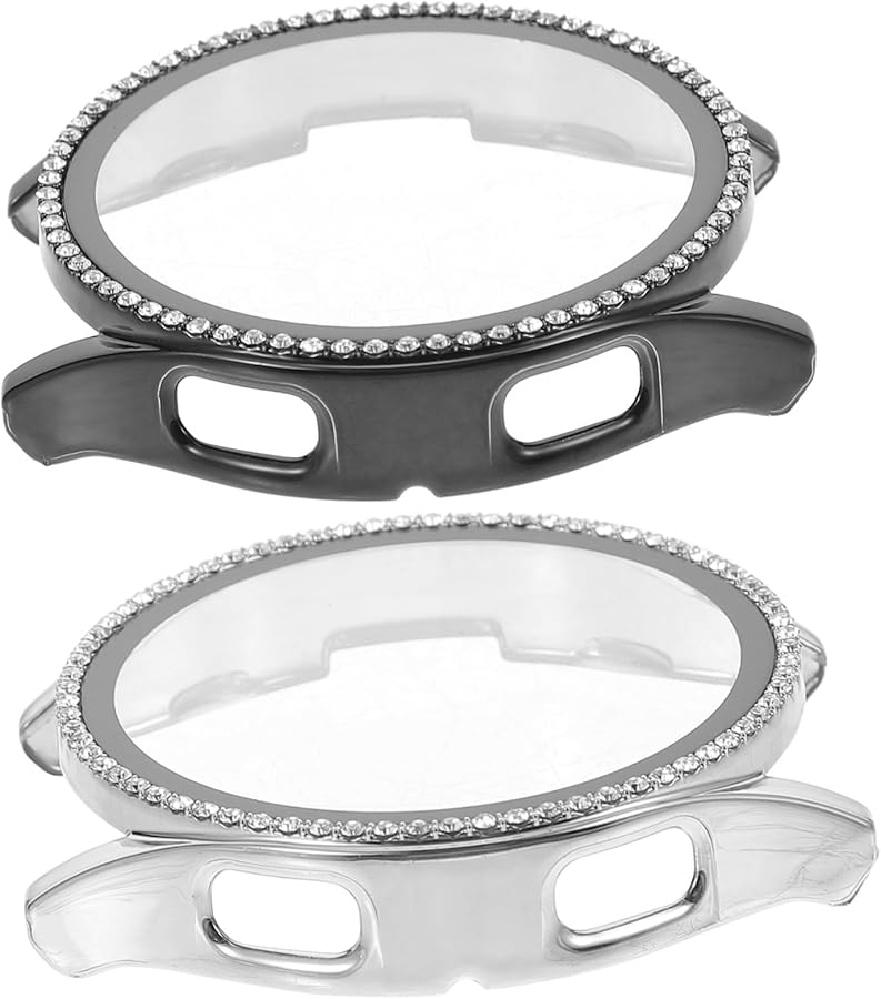 Uonlytech 2 Pack Full Coverage Watch Case Protector Easy Installation Scratch Impact Resistant - Image 1